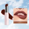 Long-lasting moisturizing lip gloss stick with a soft glow and creamy texture, containing vegan ceramide and vitamin E lipstick Application Scenario